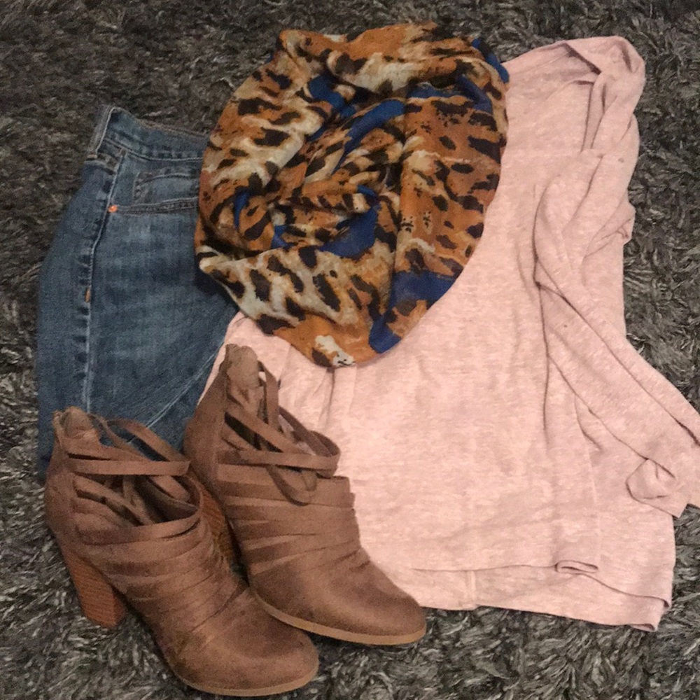 Leopard Infinity Scarf